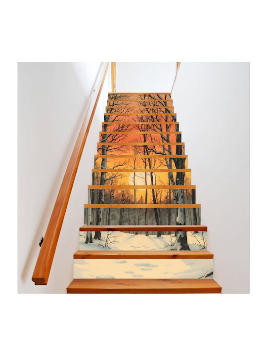 Decorative Sticker Indoor Stairs High-resolution Self-adhesive Print Dimensions 200 X 124 Cm Code Avx-stairs-10