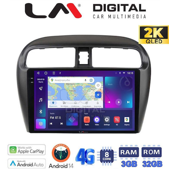 LM Digital Auto-Audiosystem für Mitsubishi Raumstern 2013 (Bluetooth/USB/WiFi/GPS/Apple-Carplay/Android-Auto)