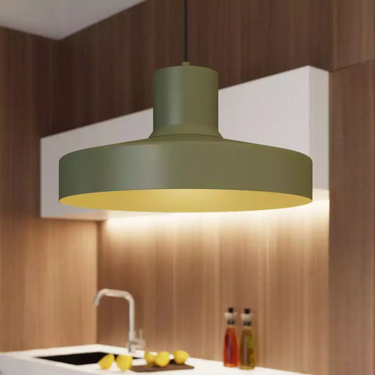 Sollux Hängelampe Grün mit Fassung E27