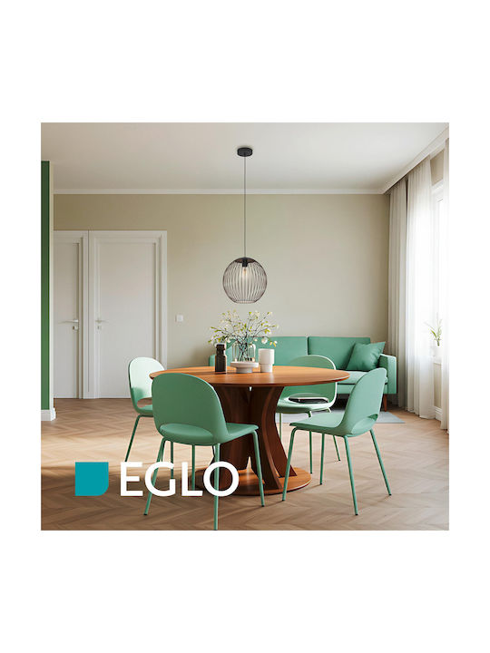 Eglo Pendant Pendant Light Black with Socket E2...