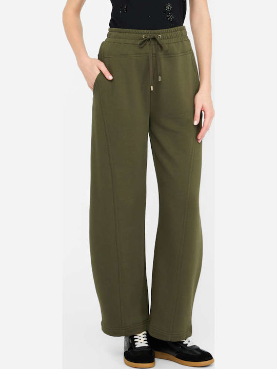 Dama Tesatura Pantaloni Verde