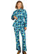 Women's Fabric Trousers Blue