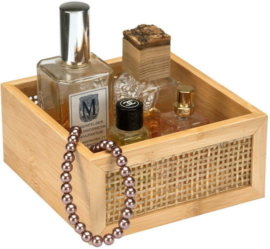 Wenko Bamboo Beige Organizer for Bathroom Boxes & Baskets