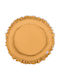Mustard Ruffled Cushion