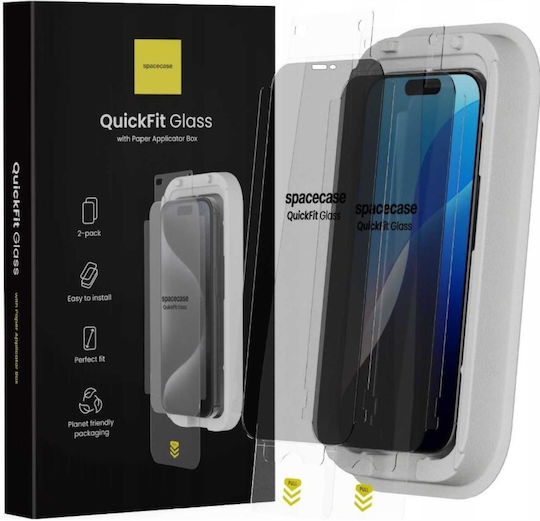 Spacecase 0.33mm Privacy Tempered Glass 2τμχ (iPhone 17 Pro Max / iPhone 16 Pro Max)