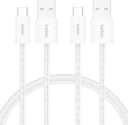 Belkin 2er Pack Geflochtenes USB 2.0 Kabel USB-...