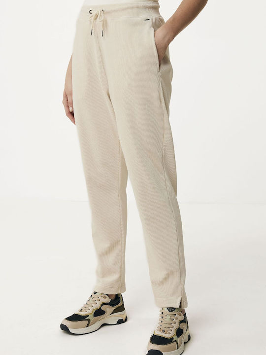 Women's Fabric Trousers Beige