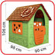 Dohany Toys Căsuță De Joacă Pentru Copii Verde 98x90x106 Cm