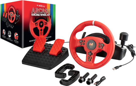Maxx Tech Волан с Ръчка за Скорости и Педали за Switch 2