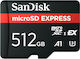 Sandisk SDXC 512GB Клас 10 UHS-I 880MB/s с адаптер