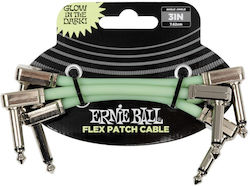 Ernie Ball Flex Patch 6,3 мм мъжки - 6,3 мм мъжки 0,075 м