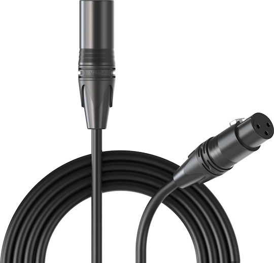 Procab Cable XLR male / XLR female - Μαύρο 10m 2062524