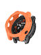 Silicone Case in Orange color for Garmin Epix Pro, Epix Pro Gen 2, Fenix 7, 7 Pro