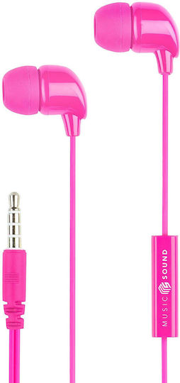 Music Sound Wired Fullcolor In-ear Handsfree Headphones with