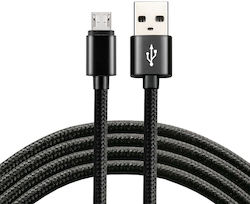 everActive CBB-1.2MB Regular USB 2.0 σε micro USB 1.2m Μαύρο