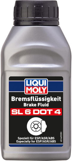 Liqui Moly Brake Fluid SL6 DOT 4 Brake Fluid Item No 21166 Silver