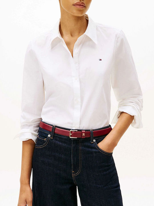 Tommy Hilfiger Mânecă lungă Femei Cămașă White ...