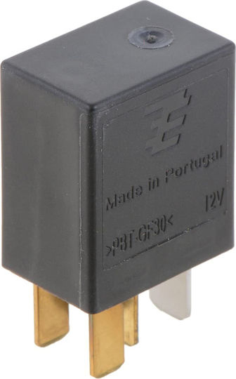 Bosch 0332011007 Micro Relay 12V 30A IP5K4 Operating Temperature From 40° To 100° Normally Closed Relay 4 Pins