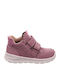 Gore-tex Kids Ankle Boots with Hoop & Loop Closure Lilac