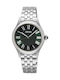 Seiko Ladies Γυναικείο Ρολόι Μπαταρίας με Ασημί Μεταλλικό Μπρασελέ