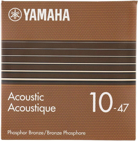 Yamaha Σετ Χορδών Phosphor Bronze Ακουστικής Κιθάρας 10 - 47"