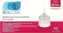 Real Care Βελόνες 31G 100τμχ
