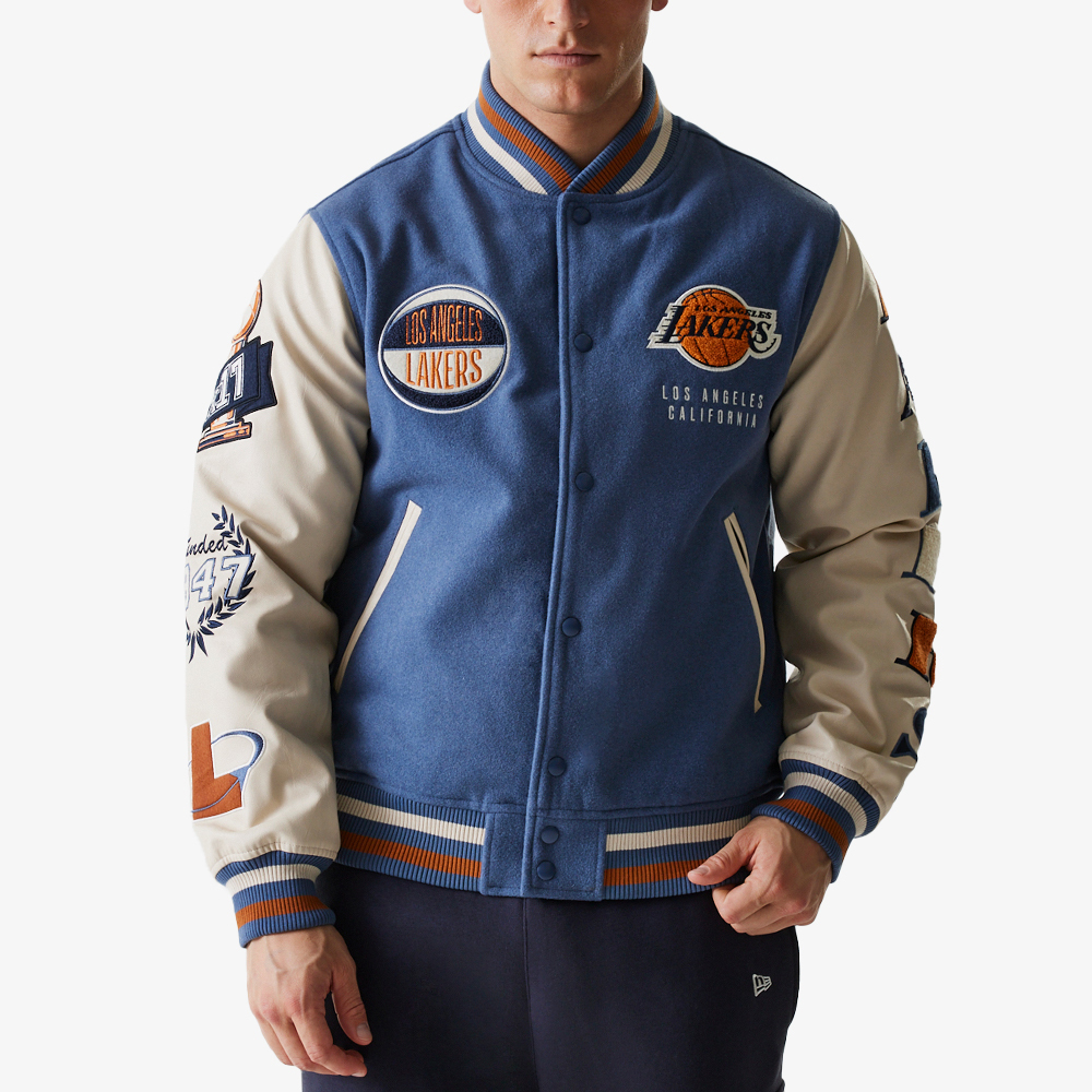 New Era La Lakers Nba College Jacket Dark Blue 60684333 | Skroutz.mt