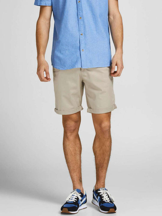 Jack & Jones Men's Shorts White Pepper