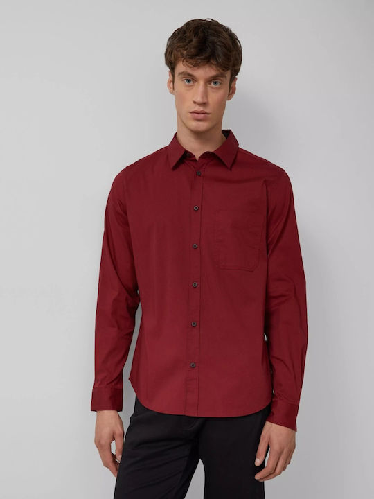 s.Oliver Πουκάμισο Dark Red