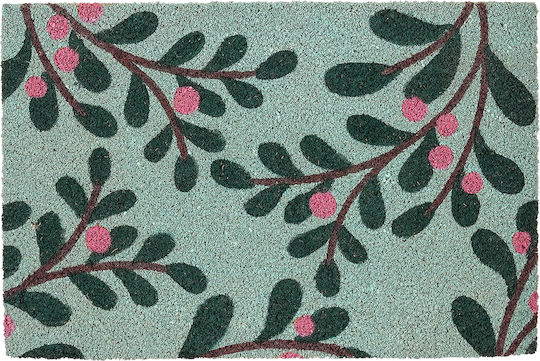 Edelman Doormat from Coconut Tree Turquoise 40x60cm Turquoise