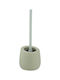 Wenko Ceramic Toilet Brush and Basket Set Green