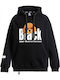 Sweatshirt mit Kapuze Black