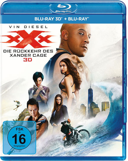 Xxx Return Xander Cage 3d + 2d Blu-ray