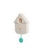 Fisura Cuckoo Wall Clock Plastic Rainbow 21.5x8cm