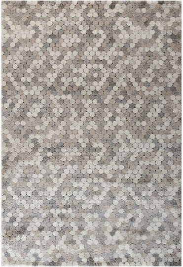 Tzikas Carpets Dorado Seturi de covoare pentru dormitor Gri 373-0-335-71718-295 3 Bucăți