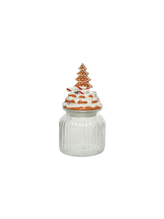 Kaemingk Weihnachtlich Container Glas Rot L21xB11xD11cm.