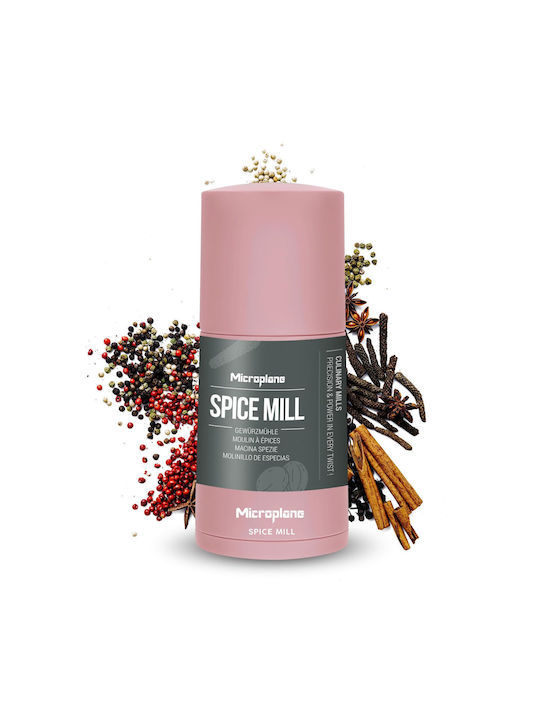 Microplane Manual Set Spice Mills 2 in 1 Inox in Pink Color 1pcs