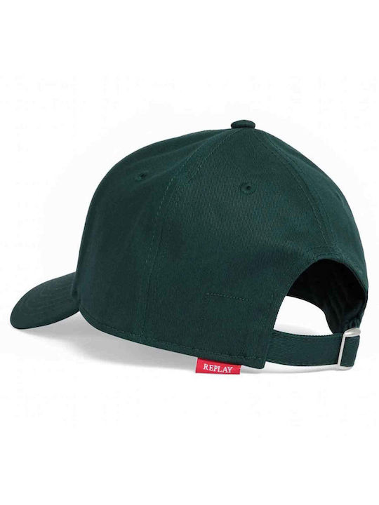Unisex Καπέλα Replay Embrodeiry Dark Green Unis...