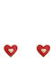 Kids Earrings Studs Hearts from Gold 14K