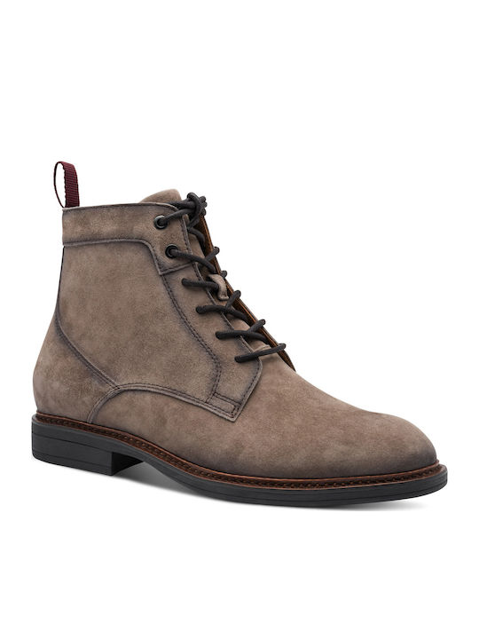 Leather Brown Men's Boots