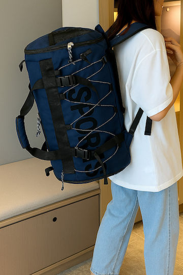 Sack Voyage Back 47lt Navy Blue Fabric L60xW26xH30cm