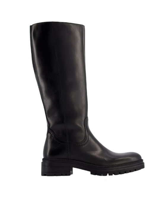 Sider Collection Δερμάτινες Γυναικείες Μπότες Μαύρες Sider Collection Δερμάτινες Γυναικείες Μπότες Μαύρες