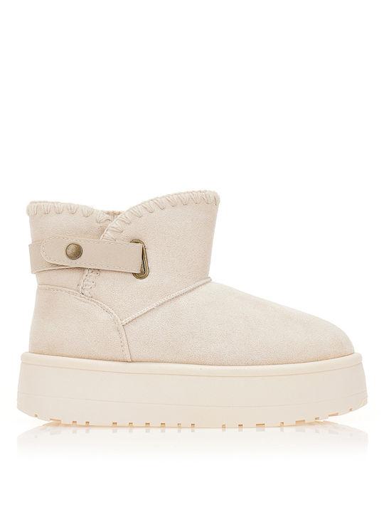 Tsoukalas Wildleder Stiefeletten Damen mit Pelz...