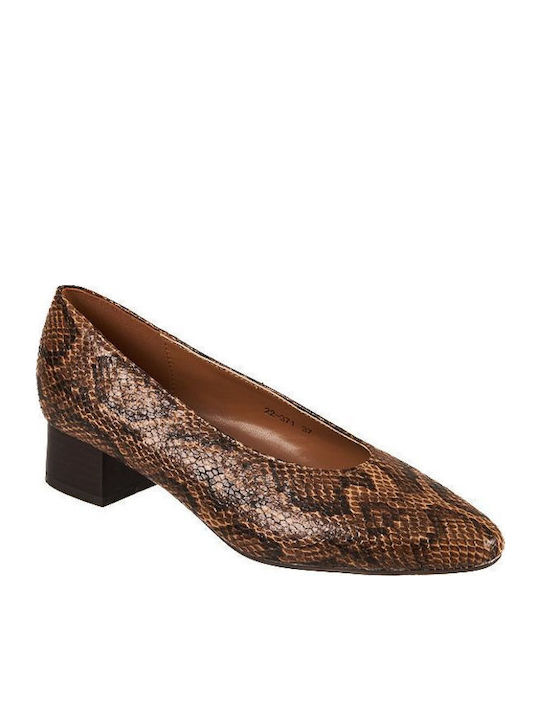Elenross Pantofi cu toc Animal Print