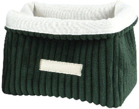 Kaemingk Декоративна кошница Текстил Green 20x14x14бр