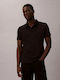 Polo Short Sleeve Black Blouse