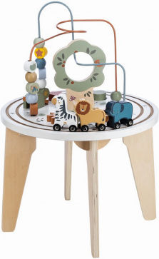 FreeOn Activity Table made of Wood with Music and Sounds for 18++ Months