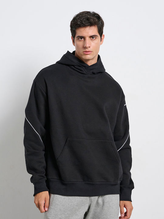 Sweatshirt with Hood Black