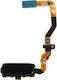 Main Button Fingerprint Flex Cable Home Button Fingerprint Flex Samsung Galaxy S7 G930 Black