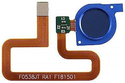 Калодийна лента за пръстов отпечатък Fingerprint Flex Huawei Y7 Pro синя Калодийна лента за пръстов отпечатък Fingerprint Flex Huawei Y7 Pro синя